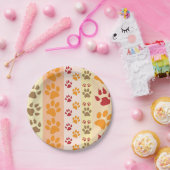 Muster für das beste Dog Paw Print Pets Pappteller (Party)