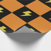 Muster für das Blinkzeichen der Prüfplatine, Y2K Geschenkpapier (Ecke)