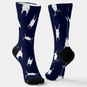 Muster für das Ei von Haien Socken (Gewinkelt)