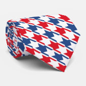 Muster für das farbige Hahnentrittmuster: Rot und Krawatte (Gerollt)