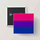 Muster für das farblose Wiederholen eines Bisexuel Button (Vorne & Hinten)