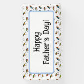 Muster für das Fischfangverhalten Banner (Vertikal)