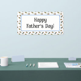 Muster für das Fischfangverhalten Banner