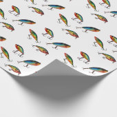 Muster für das Fischfangverhalten Geschenkpapier (Ecke)