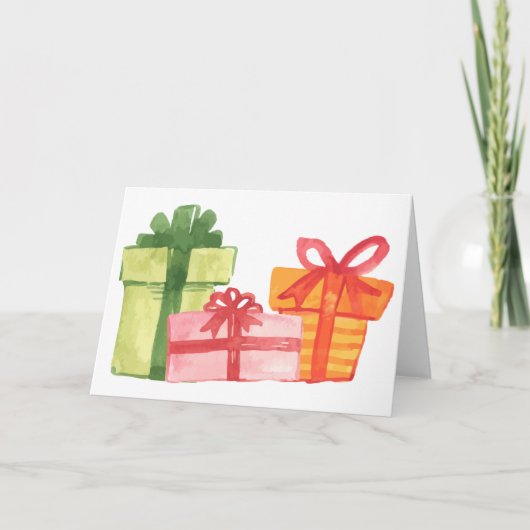 Muster für das Geschenkstück mit heller Hand Karte (Vorderseite)