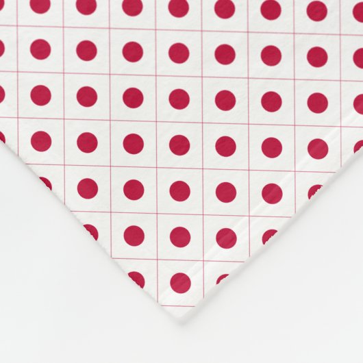 Muster für das japanische Flaggenmuster Fleecedecke (Ecke)