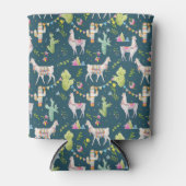 Muster für das Lama-Wasserfarbenfeld Dosenkühler (Vorderseite)