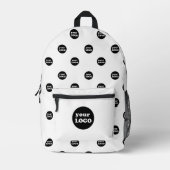 Muster für das Logo "Custom Business" mit Markenbe Bedruckter Rucksack (Vorderseite)