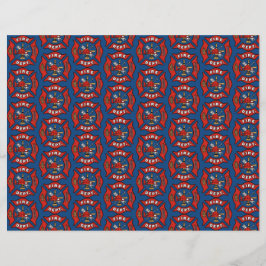 Muster für das Logo der Feuerabteilung