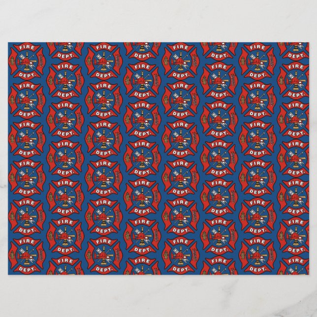 Muster für das Logo der Feuerabteilung (Vorderseite)