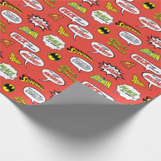 Muster für das Logo der Gerechtigkeitsliga Geschenkpapier (Ecke)