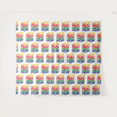 Muster für das Logo "White Simple Business" Wandteppich (Vorderseite (Horizontal))