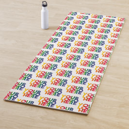 Muster für das Logo "White Simple Business" Yogamatte