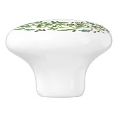 Muster für das Muster der Blätter für die klassisc Keramikknauf (Seitenansicht)