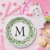 Muster für das Muster der Blätter für die klassisc Pappteller (Party)