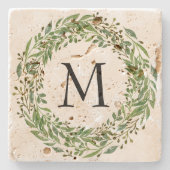 Muster für das Muster der Blätter für die klassisc Steinuntersetzer (Vorderseite)