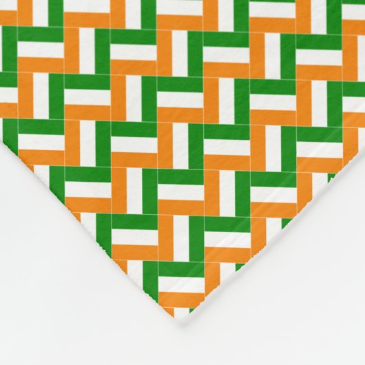 Muster für das Muster der Elfenbeinflagge Fleecedecke (Ecke)