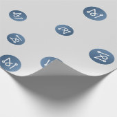 Muster für das Muster der Matrix-AI-Netzwerk-Krypt Geschenkpapier (Ecke)