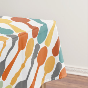 Muster für das Muster der Retro-Farben für Monogra Tischdecke