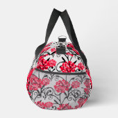 Muster für das Muster der roten Blume Duffle Bag (Rechts)