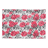 Muster für das Muster der roten Blume Kissenbezug (Rückseite)