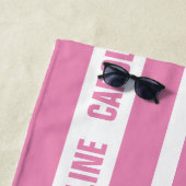 Muster für das Muster der weißen, cremefarbenen, r Strandtuch (Beispiel)