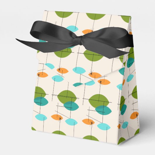 Muster für das Muster im Retro-Atomprogramm Geschenkschachtel (Vorderseite)