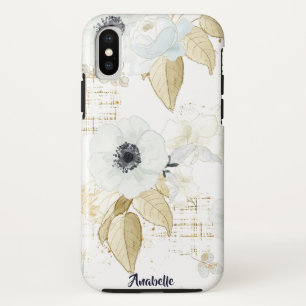 Muster für das Muster "Spring Blue & White Blume" Case-Mate iPhone Hülle