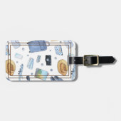 Muster für das Reisedesign - Akryllische Gepäckmar Gepäckanhänger (Vorderseite horizontal)
