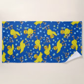 Muster für das Schwimmen von Chicks Strandtuch (Vorderseite)