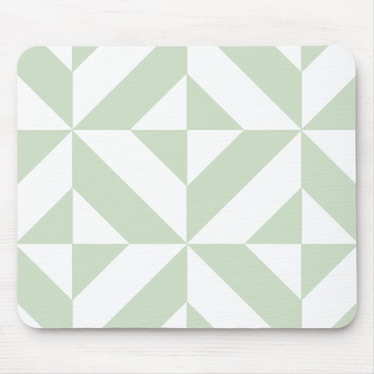 Muster für Deko-Kubikmuster in der Größe grün geom Mousepad (Vorne)