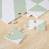 Muster für Deko-Kubikmuster in der Größe grün geom Puzzle (Seite)