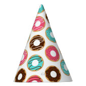 Muster für dekorierte Donuts Partyhütchen (Rechts)