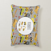 Muster für den Bau von Lastkraftwagen Dekokissen (Rückseite(Vertikal))