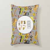 Muster für den Bau von Lastkraftwagen Dekokissen (Vorderseite(Vertikal))