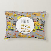 Muster für den Bau von Lastkraftwagen Dekokissen (Rückseite)