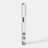 Muster für den Blumenhintergrund iPhone Hülle (Rechte Seite)