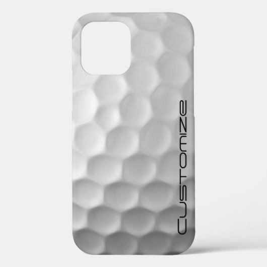 Muster für den Golf-Ball mit Personalisiertem Text Case-Mate iPhone Hülle (Rückseite)