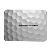 Muster für den Golf-Ball mit Personalisiertem Text Magnet (Horizontal)