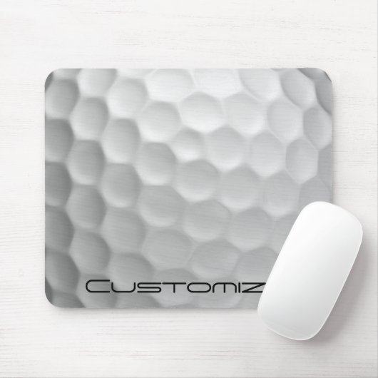 Muster für den Golf-Ball mit Personalisiertem Text Mousepad (Mit Mouse)