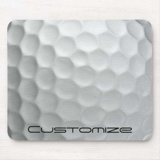 Muster für den Golf-Ball mit Personalisiertem Text Mousepad (Vorne)