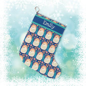 Muster für den hässlichen Igel Großer Weihnachtsstrumpf