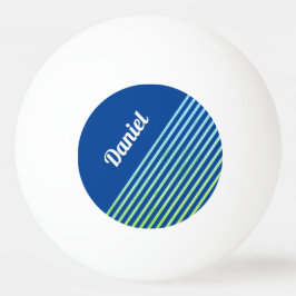 Muster für den Namen von Sportzweigen mit moderner Tischtennisball