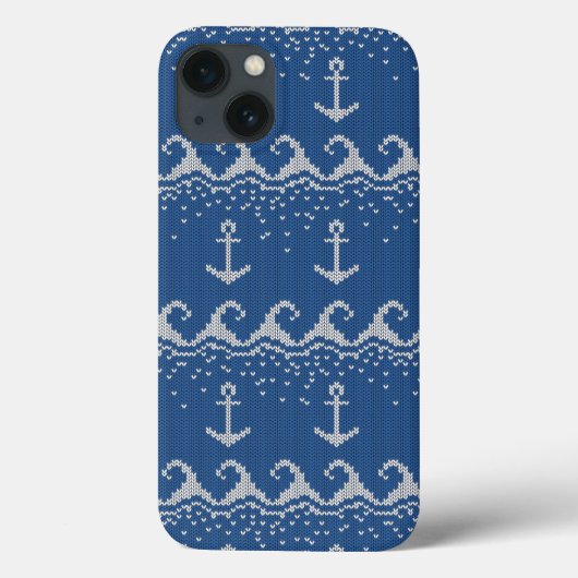 Muster für den nautischen Strick Case-Mate iPhone Hülle (Rückseite)