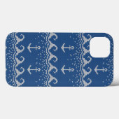Muster für den nautischen Strick Case-Mate iPhone Hülle (Rückseite (Horizontal))