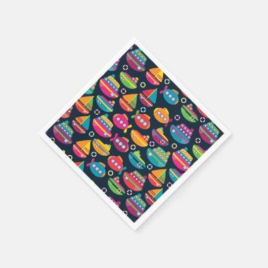 Muster für den Seeverkehr Serviette (Ecke)