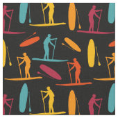 Muster für den SUP-Paddel-Boarding auf dem Steg Stoff (Nahaufnahme)