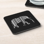Muster für den Tiercode von ELEPHANT BARCODE-Bar Untersetzer (Linke Seite)
