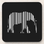 Muster für den Tiercode von ELEPHANT BARCODE-Bar Untersetzer (Vorderseite)