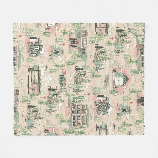 Muster für Derry Locations Fleecedecke (Vorderseite (Horizontal))